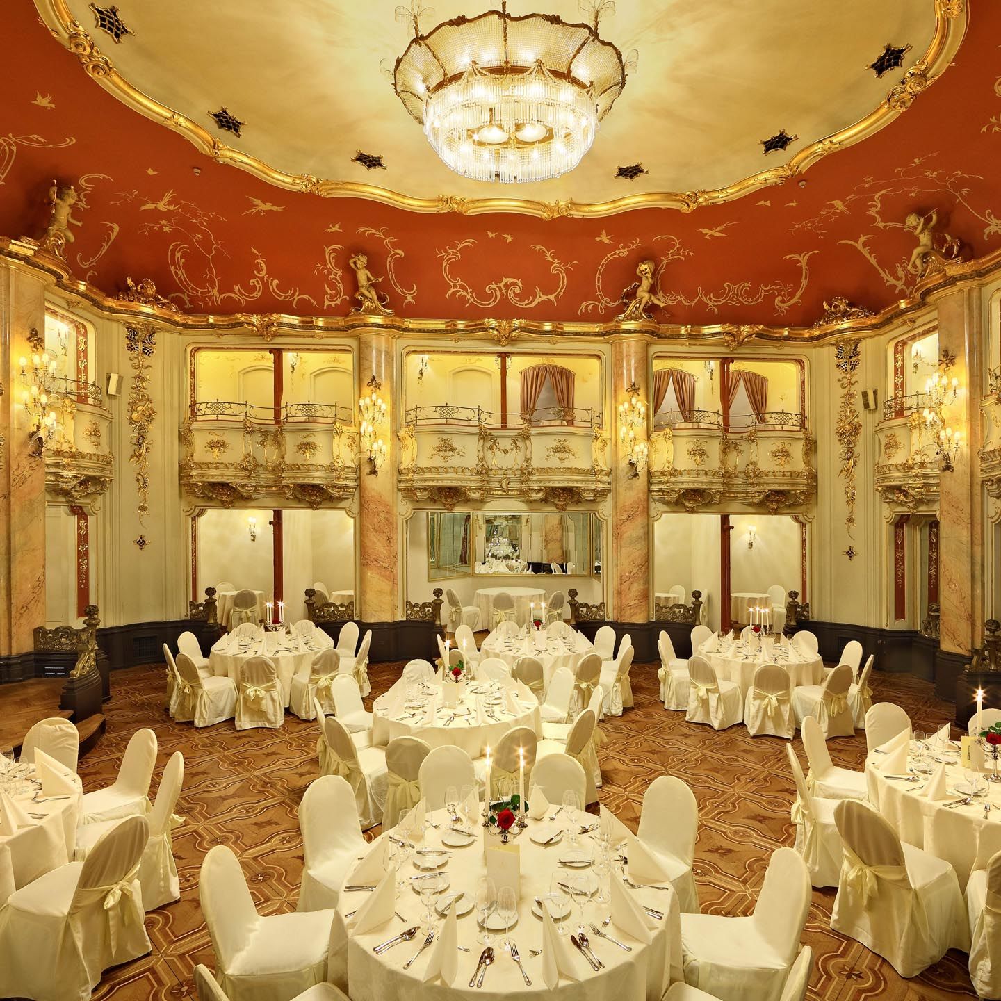 แกรนด์ โฮเทล โบฮีเมีย Hotel ปราก ภายนอก รูปภาพ The ballroom