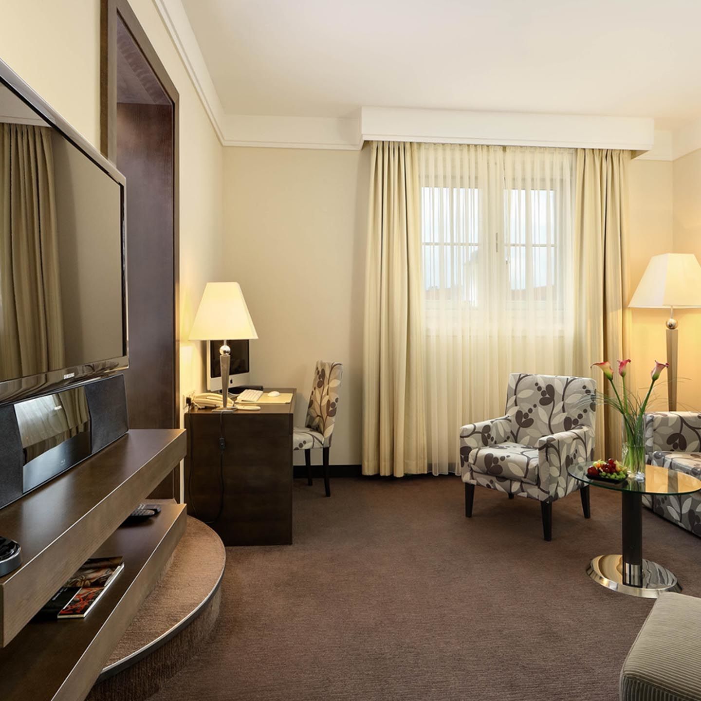 แกรนด์ โฮเทล โบฮีเมีย Hotel ปราก ภายนอก รูปภาพ A room at the hotel